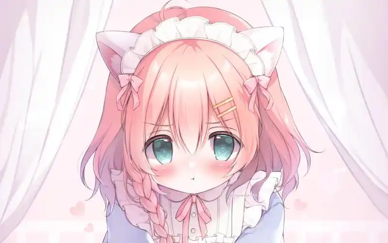 喵喵~可爱猫耳女仆来报道!