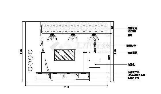 cad图-图一本工程为电视背景墙全集立面cad图,包含电视背景墙立面图