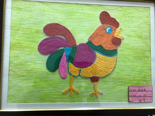 梁原乡中心幼儿园十月份教师技能考核--绘画,手工制作掠影