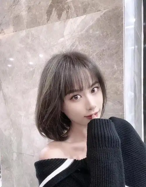 太阳穴凹陷适合什么发型短发?9款大脸颧骨高适合发型(4)