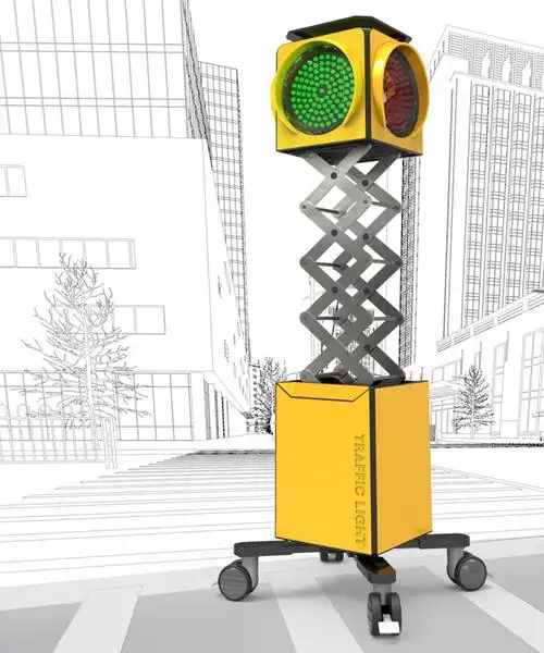 traffic light 临时交通信号灯