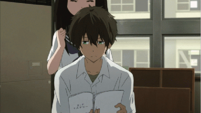 冰菓看书眼神魔性gif动图_动态图_表情包下载_soogif