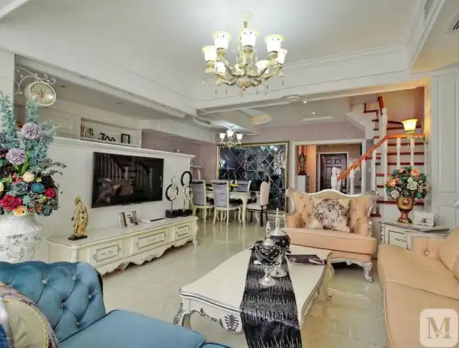 1万145㎡简欧复式装修单层60平做出欧式精致家