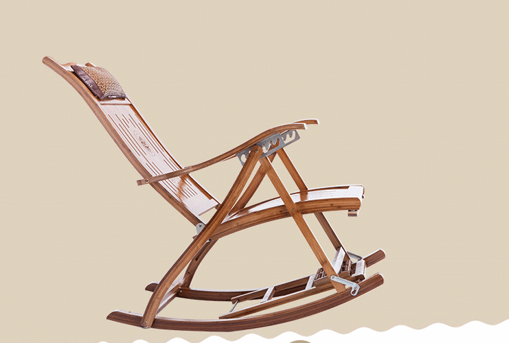 竹摇椅摇椅躺椅逍遥椅子收纳午休懒人阳台折叠包邮