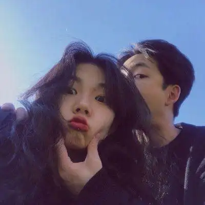 快手超火的情侣头像快手情侣图片