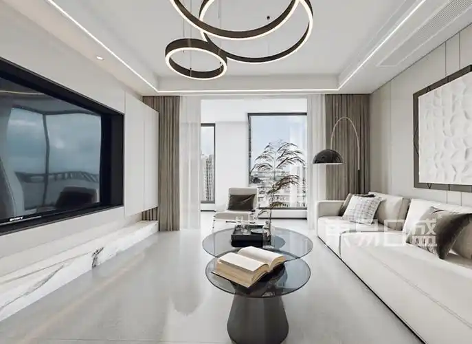 保利时代137平现代风格舒适实用设计效果图