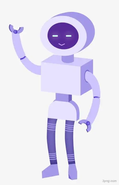 创意科幻科技机器人png素材透明免抠图片-动植人物