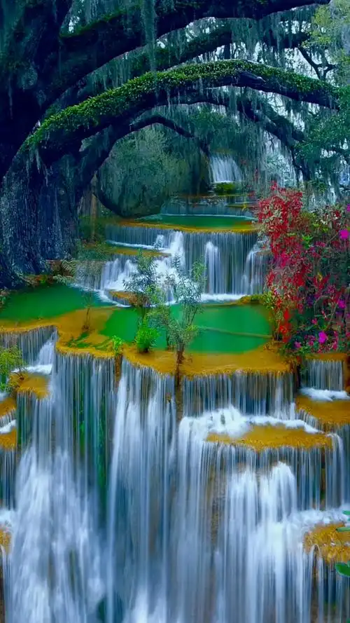 "风景如画 "人间仙境 "山青水秀好地方