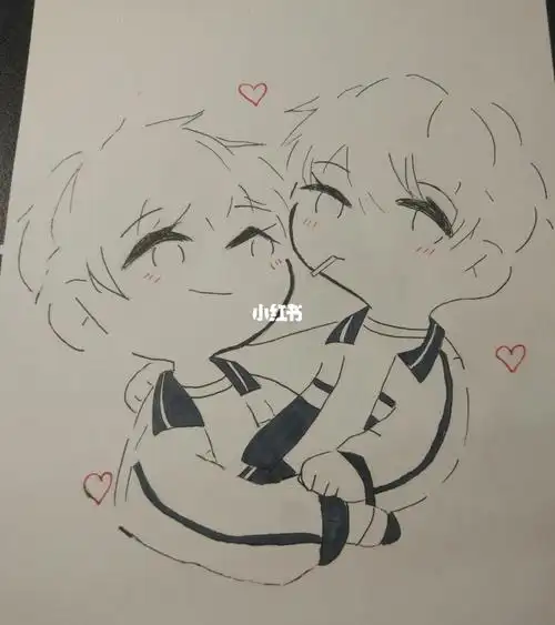 贺朝谢俞手绘q版