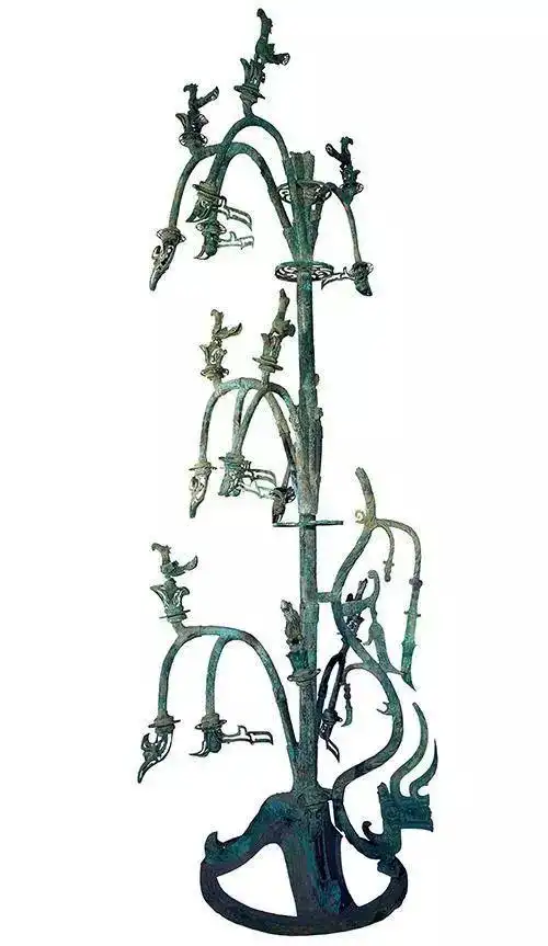 三星堆青铜神树上,挂着9个太阳?_扶桑