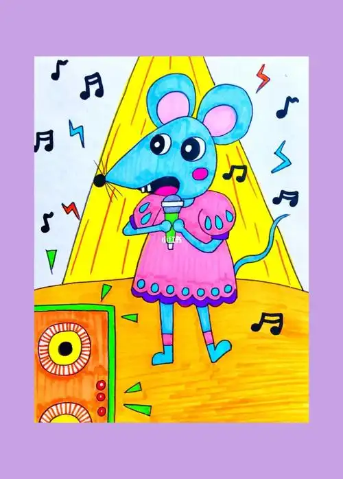 让小朋友去感受音乐的特点,乐队里成员的穿搭特点,学习乐器的绘画