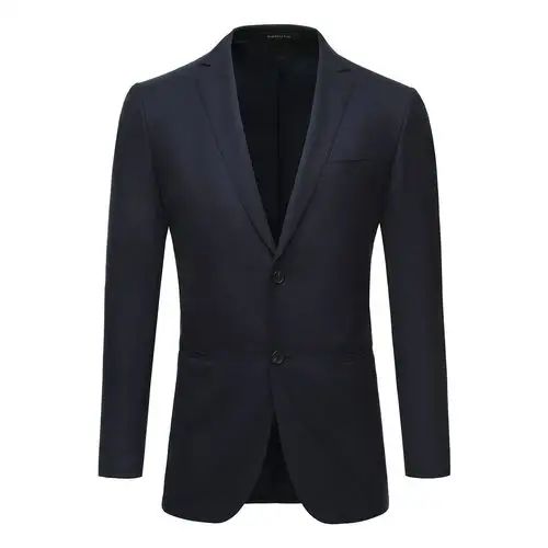 【羊毛 桑蚕丝】商务休闲单开叉西装男士正装西服套装上衣