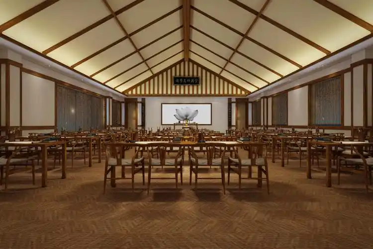 疏朗静谧 上海九州书院禅意新中式风格设计案例