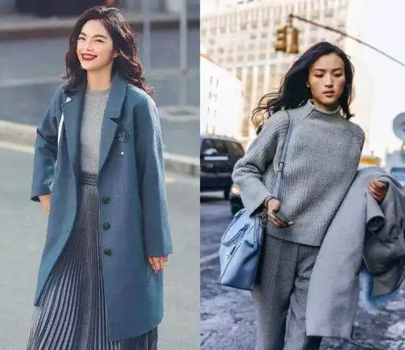 灰色和蓝色搭配好看.