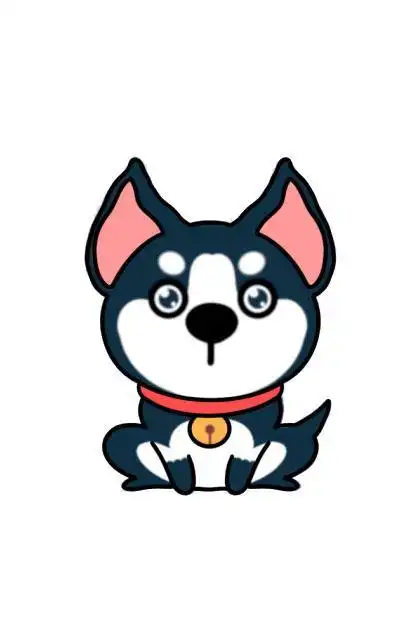 画法简笔画狗的画法最简单小狗简笔画图片大全可爱q版柴犬简笔画图片