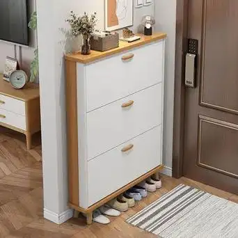 北欧超薄鞋柜家用门口进门靠墙玄关柜大容量多功能多层储物收纳柜