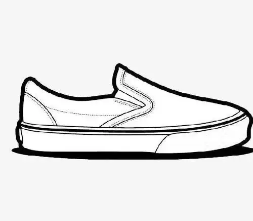 关键词 鞋子矢量图装饰png图形休闲鞋线描
