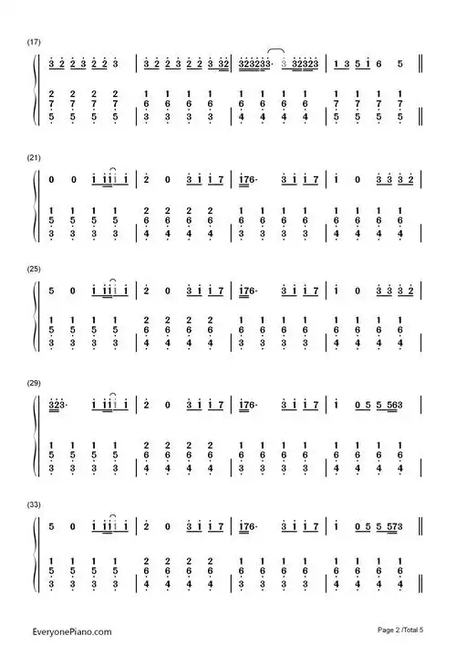 fire meet gasoline-sia双手简谱预览2