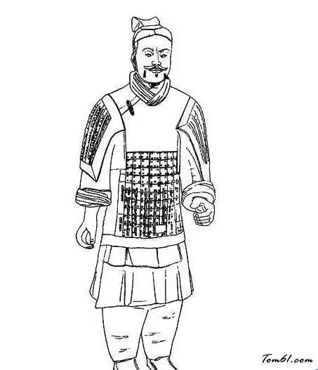 项少羽简笔画简笔画士兵卡通兵马俑古风q版秦朝女子古风人物简笔画