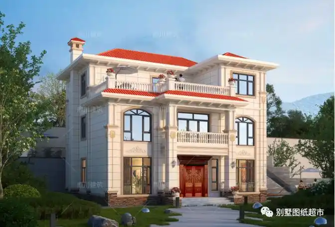 8套三层农村别墅大气美观实用造价适中都是很受欢迎的款式