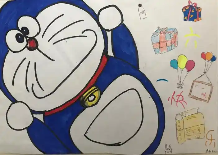 快乐的儿童节——潍坊美加实验学校六年级美术课