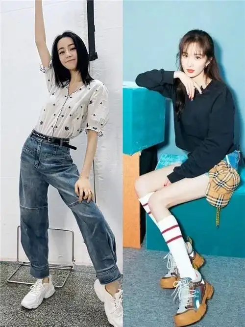 为什么劝你多穿"运动鞋"?看迪丽热巴就知道,这样穿多洋气减龄