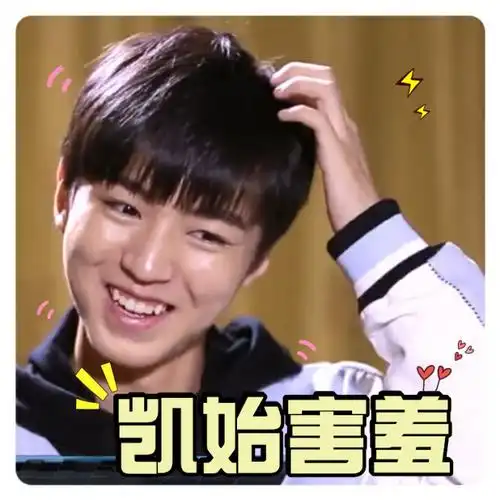 开始害羞tfboys表情包系列tfboys明星表情表情