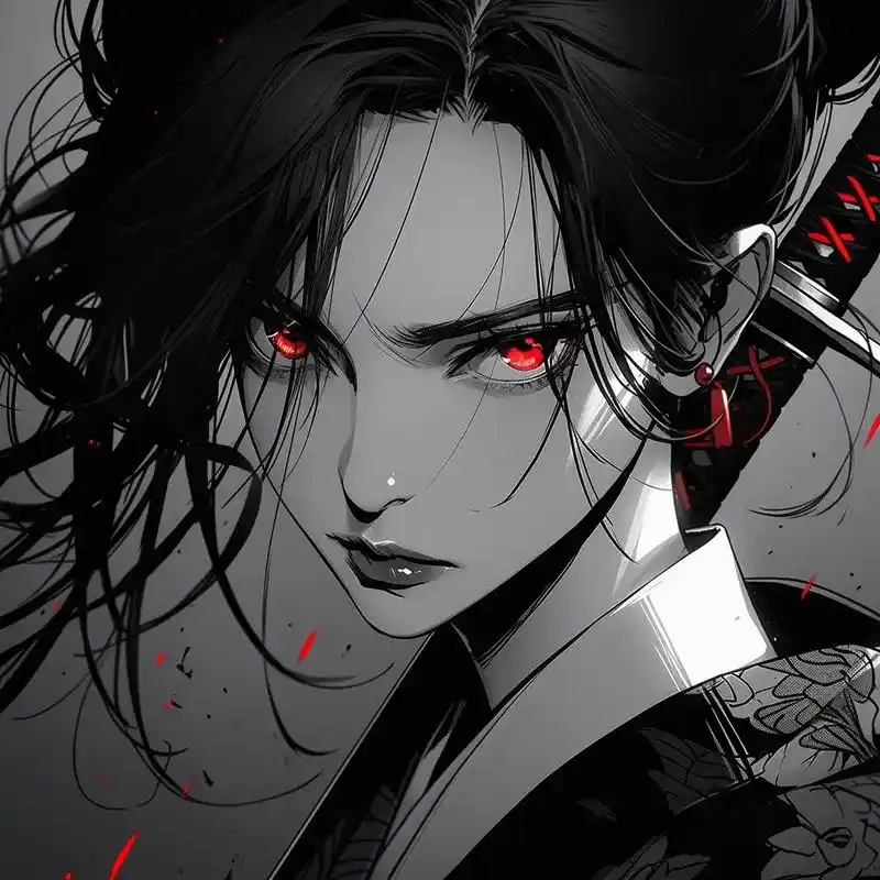 吟风拔刀斩.#优质头像 #高清图片 #二次元 - 抖音