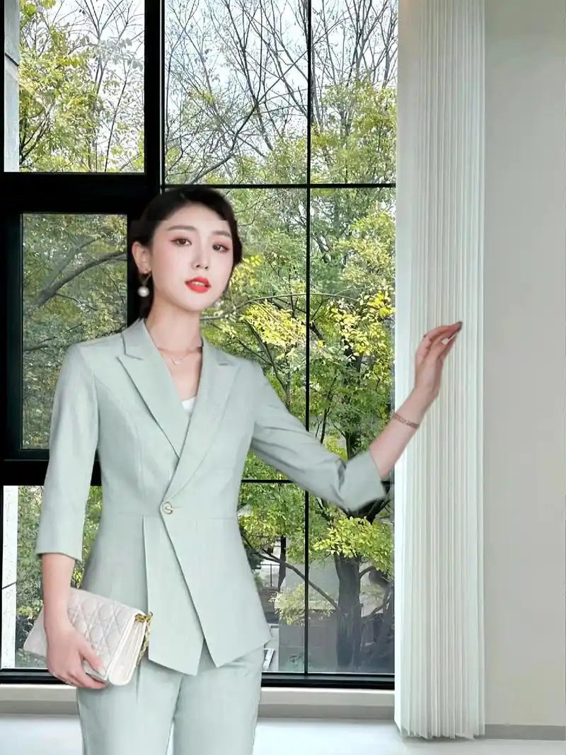 8 时尚职业装西服外套春夏新款气质正装