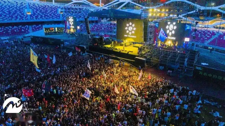 我家就在枣庄 难得有热浪音乐节(视频 图)