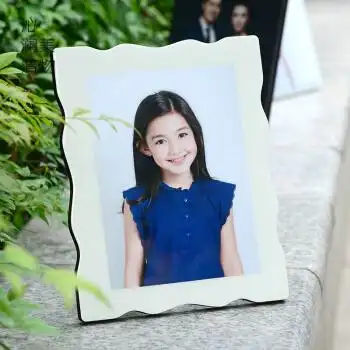 放大结婚照挂墙大韩水晶相框定制照片摆台相片制作 曲边亚米奇 30寸