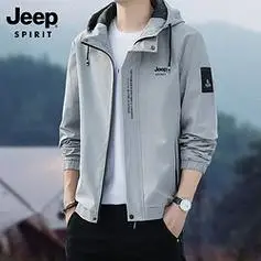 吉普 夹克男外套春秋男士连帽潮流韩版百搭休闲运动户外衣服男装上衣