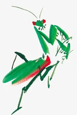 昆虫螳螂卡通元素_手绘/卡通图片免费下载_手绘/卡通素材_觅元素