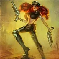 英雄联盟女枪头像性感帅酷了的lol赏金猎人厄运小姐
