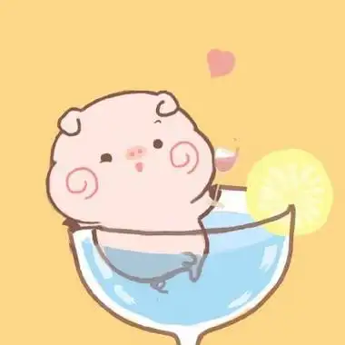 呆萌可爱的小猪猪微信头像