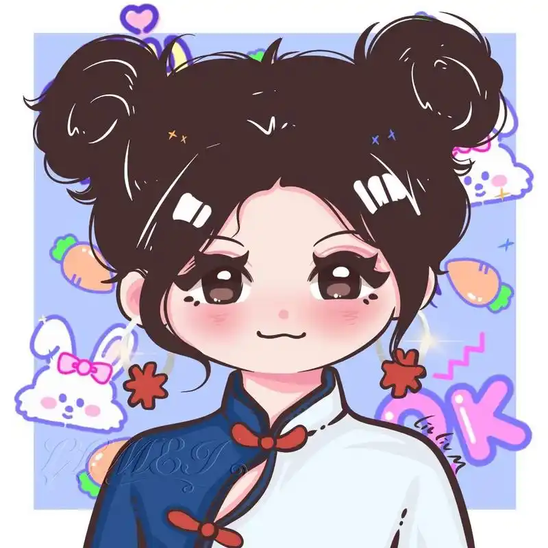 卡通头像|赵丽颖 93头像 92二改商用 转载请注明出处 #头像分享