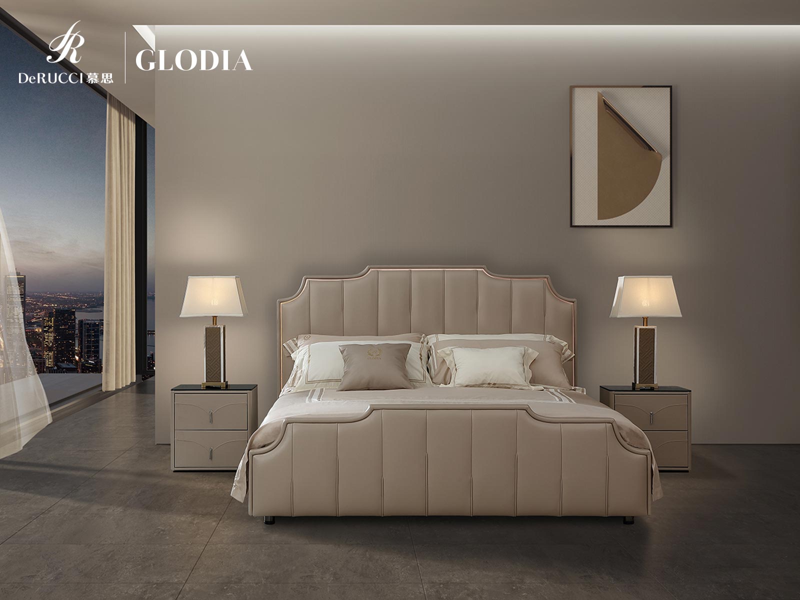 慕思·歌蒂娅简美床架