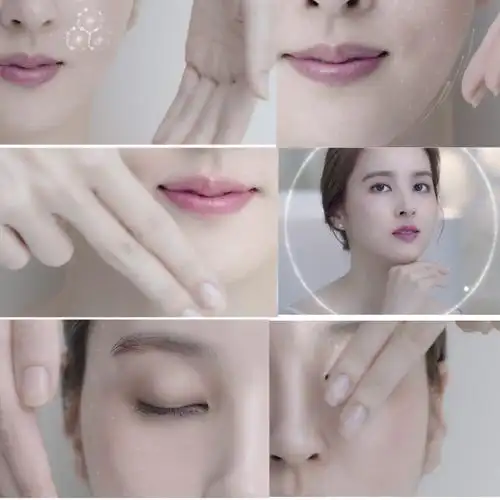 皮肤脸部特写修复美容肌肤美白护肤整容补水设计素材