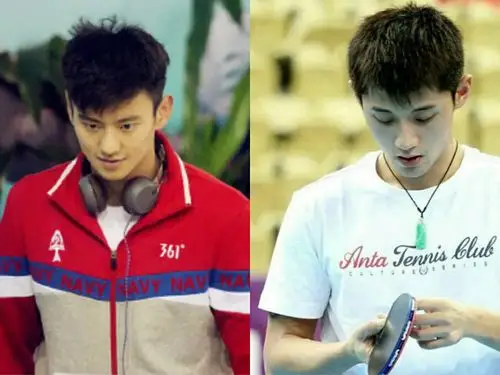 左:宁泽涛;右:张继科