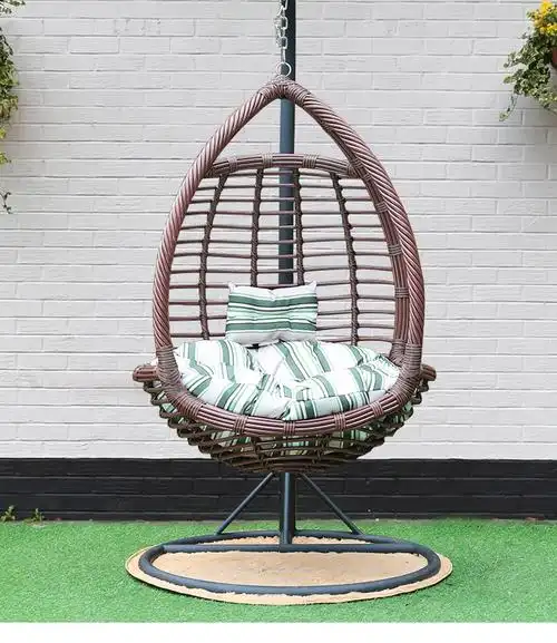 藤吊椅吊篮藤椅摇篮椅秋千室内鸟巢成人吊蓝阳台欧式单人吊兰摇摇椅