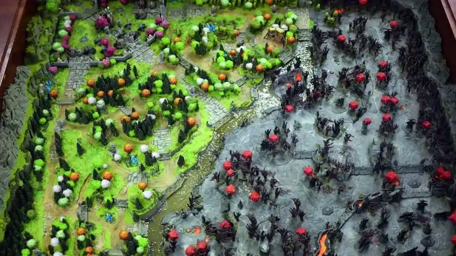 美工作室通过3d打印技术打造#dota2# 实景地图新浪游戏的.