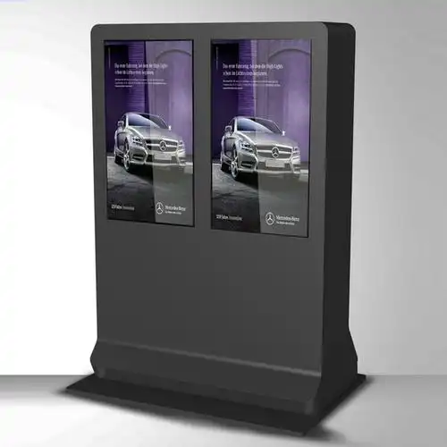 户外双面屏广告机给你更直观的视觉体验