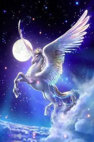 独角兽翅膀动漫简笔画有翅膀的飞马独角兽简笔画图片梦幻独角兽怎么画