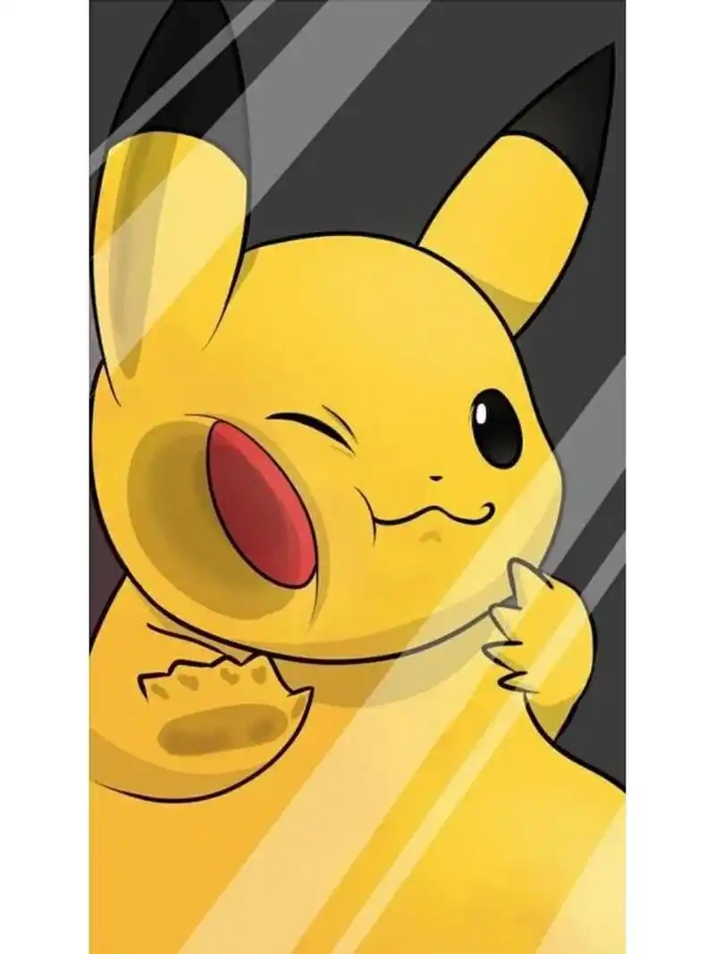 皮卡丘萌图#宝可梦