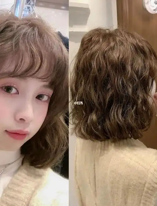 青岛烫发 蛋卷烫 法式烫 木马卷慵懒复古卷发 显脸小发型水波纹烫发