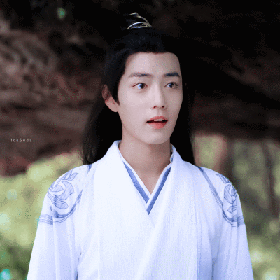 肖战羡羡歪头杀～动图