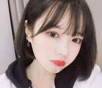 妹妹头适合什么刘海,空气刘海妹妹头_女生扫一扫脸型配发型_扫一扫