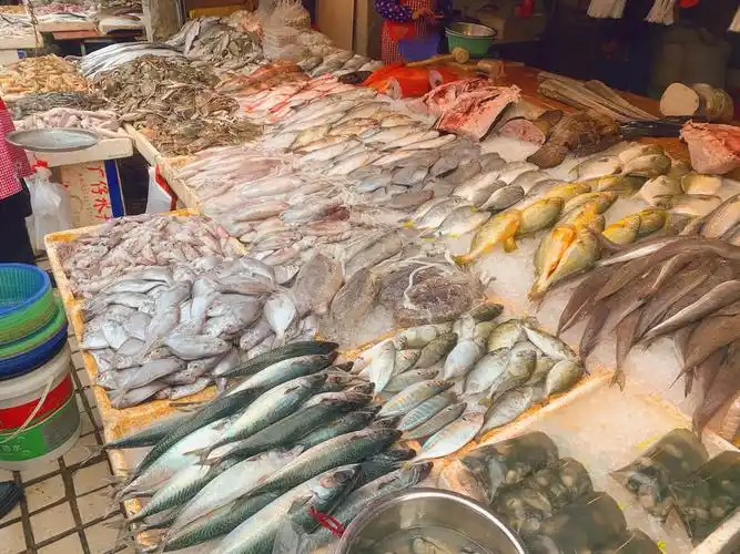 市井百态寻常生活人间烟火六海鲜市场里你细闻可以闻出一片大海的味道