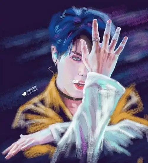 手绘舞台林彦俊