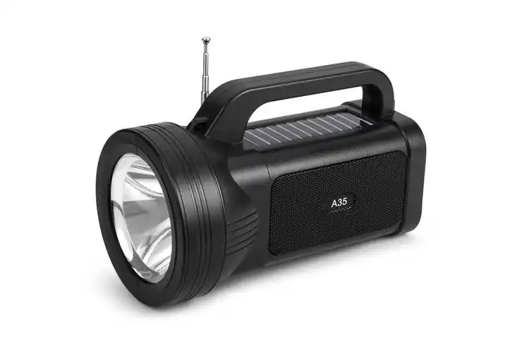 yg-a35新款音箱蓝牙插卡户外太阳能板充电天线收音应急手电筒手提